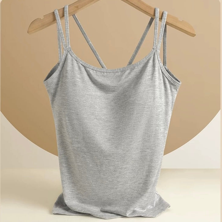 Rome Plus Size Built-In Bra Camisole